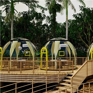 Открытый двор газон кемпинг Non-Inflatable Bubble Tent